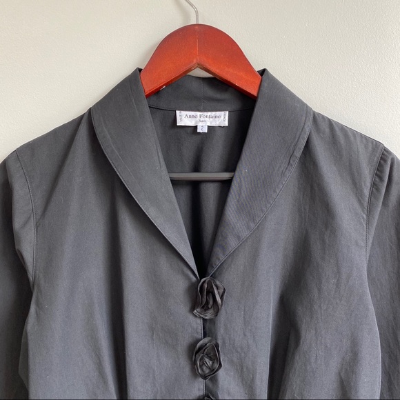 Anne Fontaine Made in France rose button shirt - Picture 4 of 10